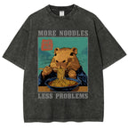 More Noodles Less Problems Washed T-Shirt