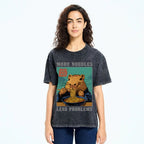 More Noodles Less Problems Washed T-Shirt
