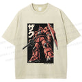 Unisex MS-06S ZAKU II Printed Washed Tee
