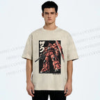 Unisex MS-06S ZAKU II Printed Washed Tee