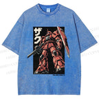 Unisex MS-06S ZAKU II Printed Washed Tee