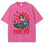 Unisex Tradition In The Mix Printed Washed Tee