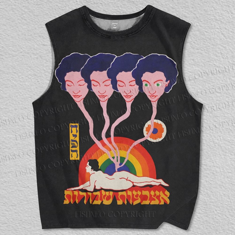 Unisex Lost And Found Printed Tank Top