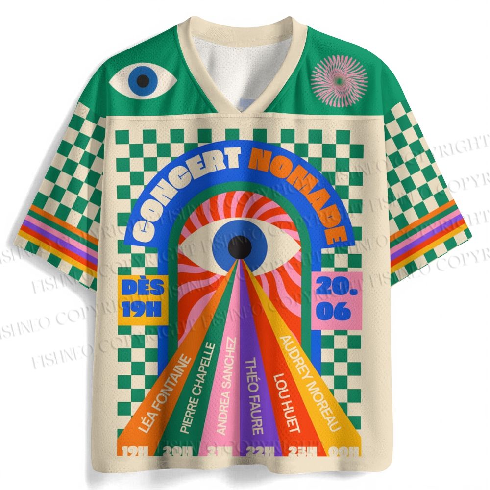 Rainbow In Eyes Jersey Shirts