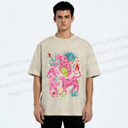 Unisex Pink Panthers Printed Washed Tee