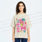 Unisex Pink Panthers Printed Washed Tee