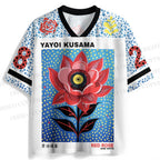 Yayoi Kusama Red Rose Jersey Shirts