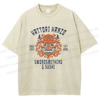Unisex Hattori Hanzo Printed Washed Tee