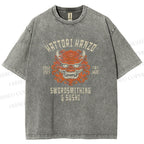 Unisex Hattori Hanzo Printed Washed Tee