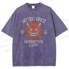 Unisex Hattori Hanzo Printed Washed Tee