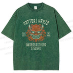 Unisex Hattori Hanzo Printed Washed Tee
