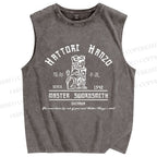 Unisex Hattori Hanzo Printed Washed Tank Top