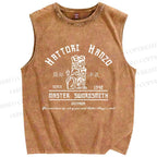 Unisex Hattori Hanzo Printed Washed Tank Top