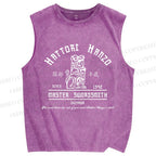 Unisex Hattori Hanzo Printed Washed Tank Top