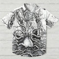 Terrifying Giant Octopus Hawaiian Shirt