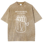 Mackerel In Tomato Sauce Washed T-Shirt