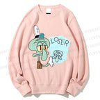 Unisex Squidward Tentacles Loser Printed Sweatshirt