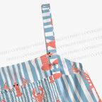 Striped And Red Lobster Printed Maxi Dresses