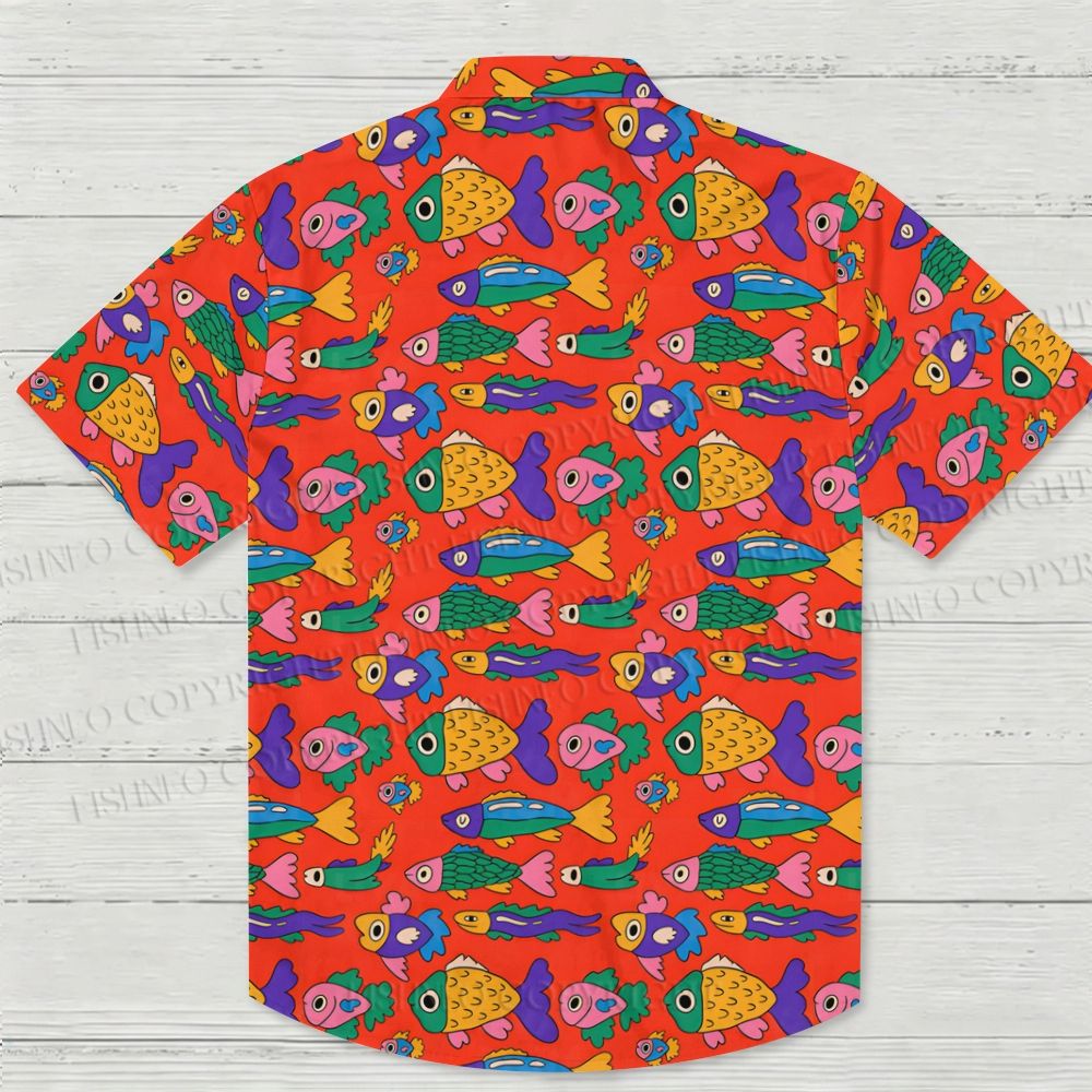 Colorful Sea Fish Hawaiian Shirt