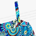 Vibrant Boho Paisley Floral All Over Print Maxi Dresse
