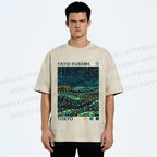 Unisex Yayoi Kusama Firefly All Over Printed Washed Tee