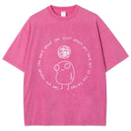 Unisex ADHD Humor Meme Vintage Washed T-shirt