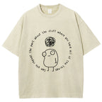 Unisex ADHD Humor Meme Vintage Washed T-shirt
