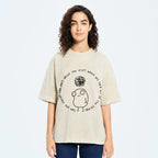 Unisex ADHD Humor Meme Vintage Washed T-shirt