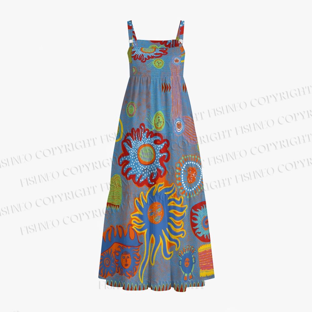 Yayoi Kusama Polka Dot Printed Maxi Dresses