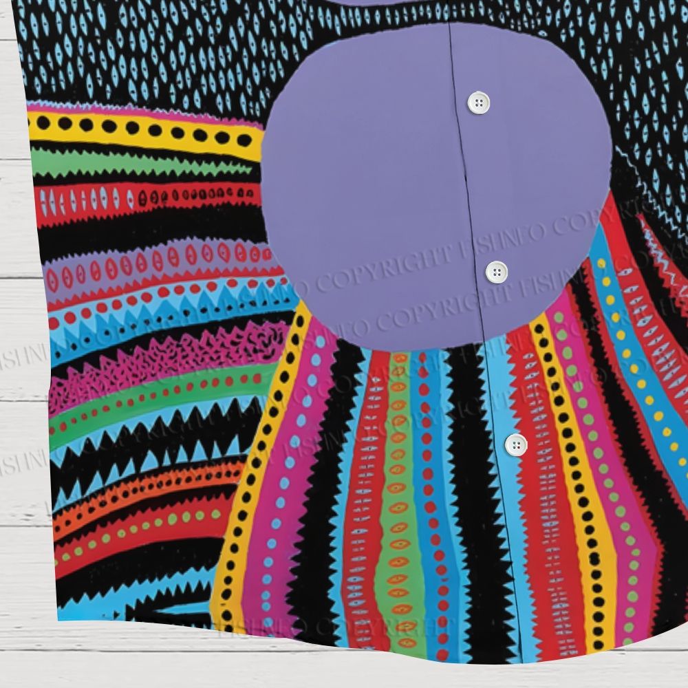 Yayoi Kusama Polka Dot Printed Hawaiian Shirt