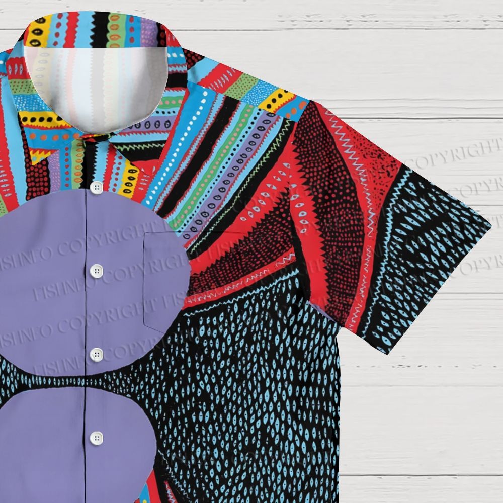 Yayoi Kusama Polka Dot Printed Hawaiian Shirt