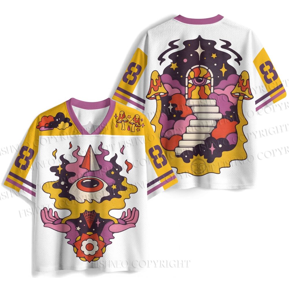 Magical Psychedelic Eyes Jersey Shirts