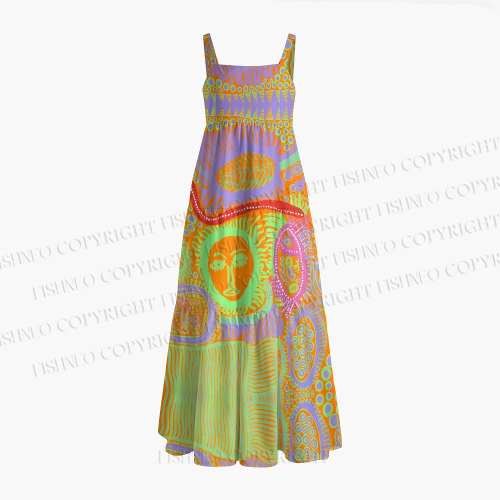 Yayoi Kusama Polka Dot Printed Maxi Dresses