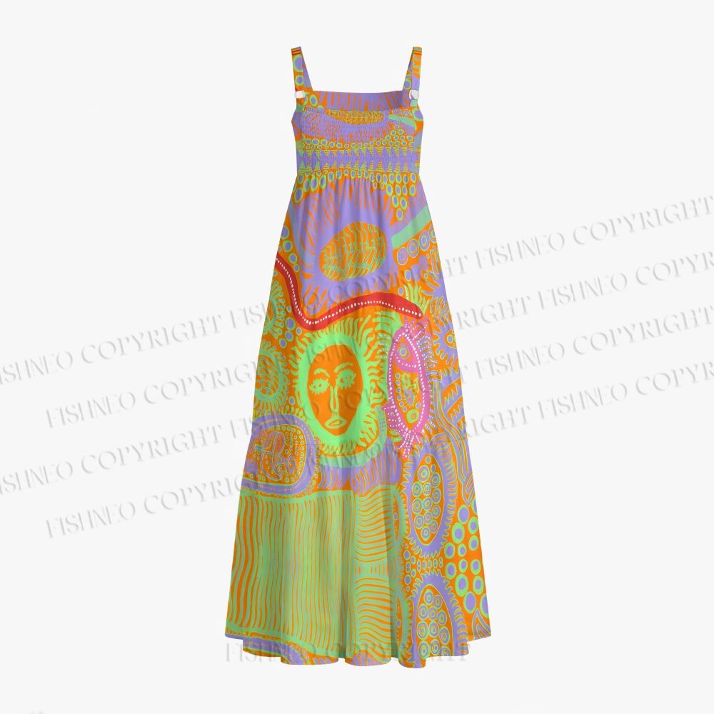 Yayoi Kusama Polka Dot Printed Maxi Dresses