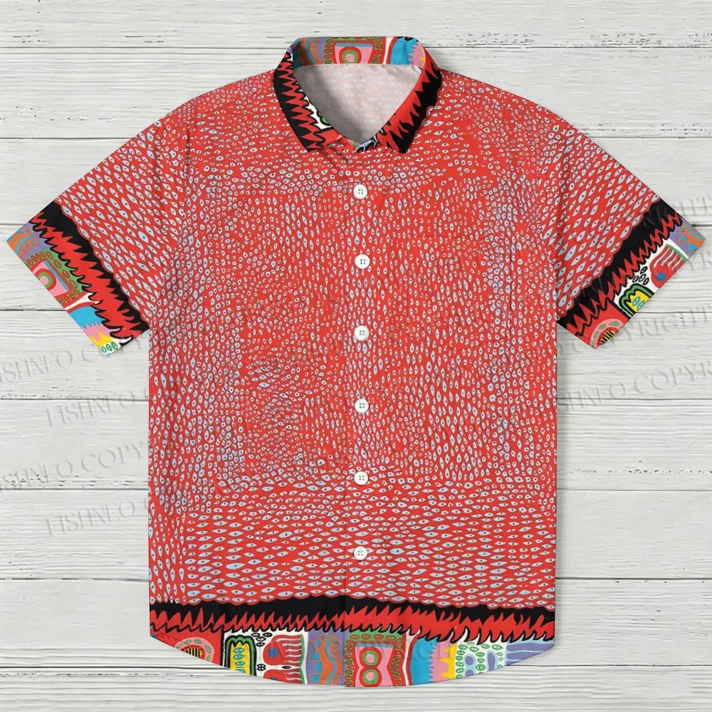Yayoi Kusama Eyes Hawaiian Shirt
