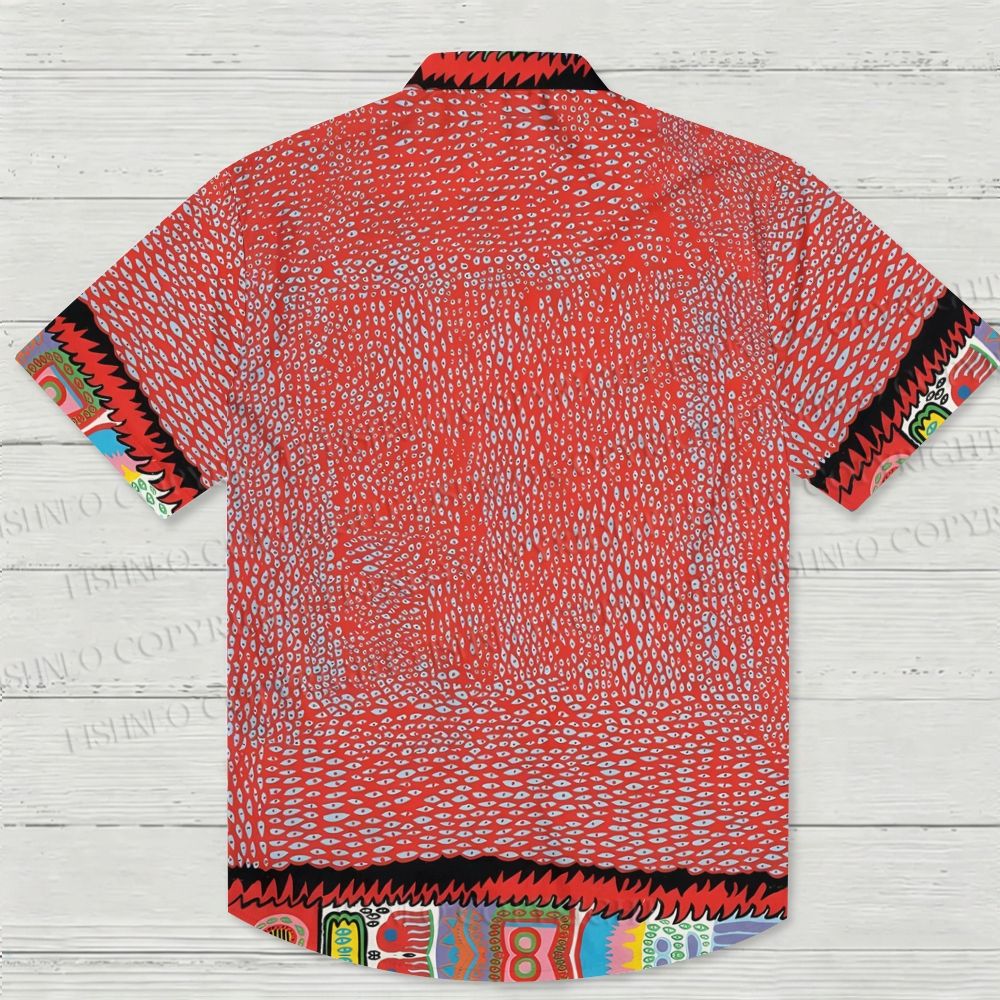 Yayoi Kusama Eyes Hawaiian Shirt