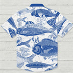 Blue Fish Hawaiian Shirt
