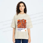 Unisex Pantone Tigers Printed Washed Tee