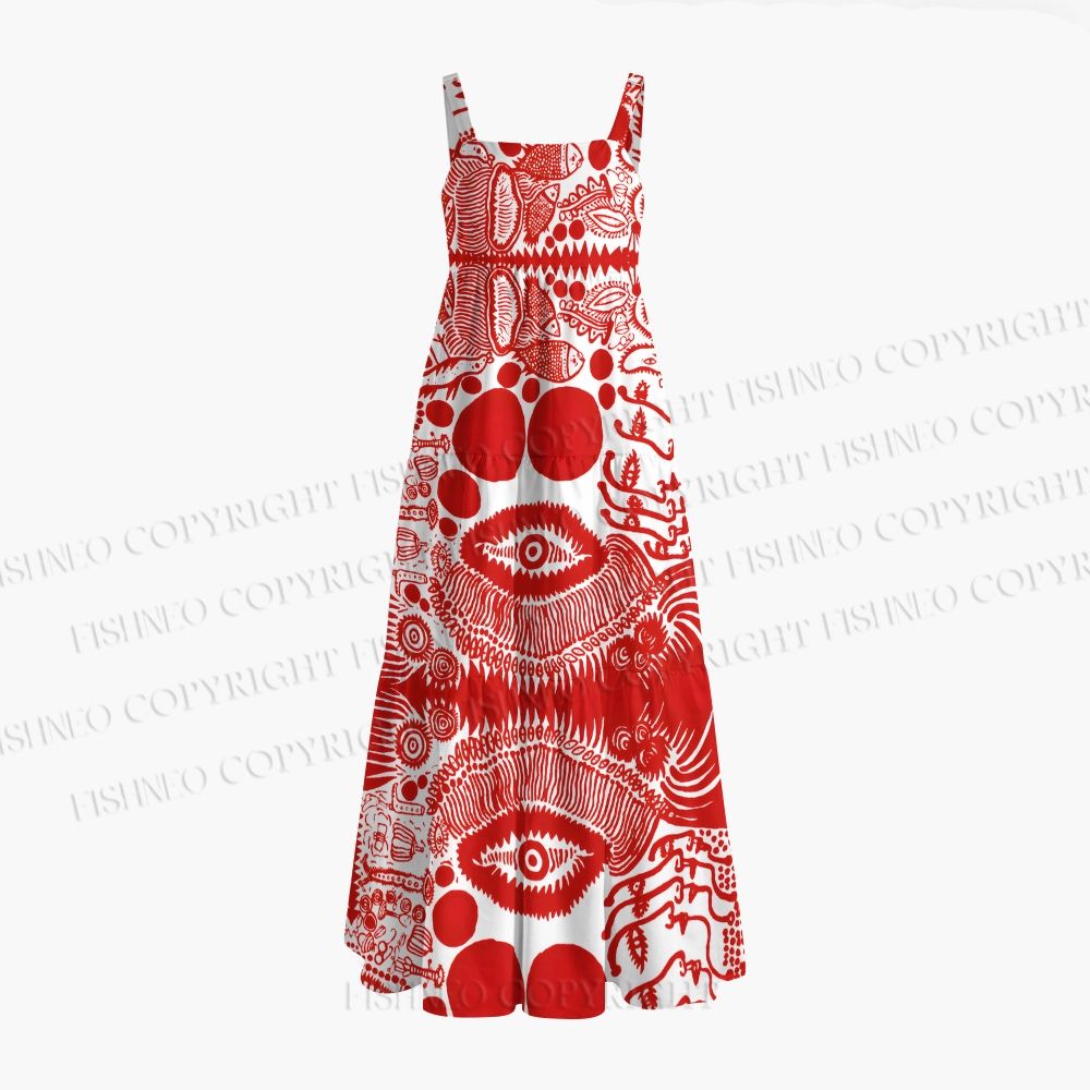 Yayoi Kusama Eyes Maxi Dresses