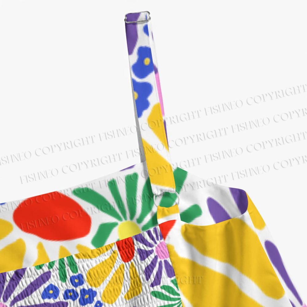 Matisse Style Abstract Flower Maxi Dresses