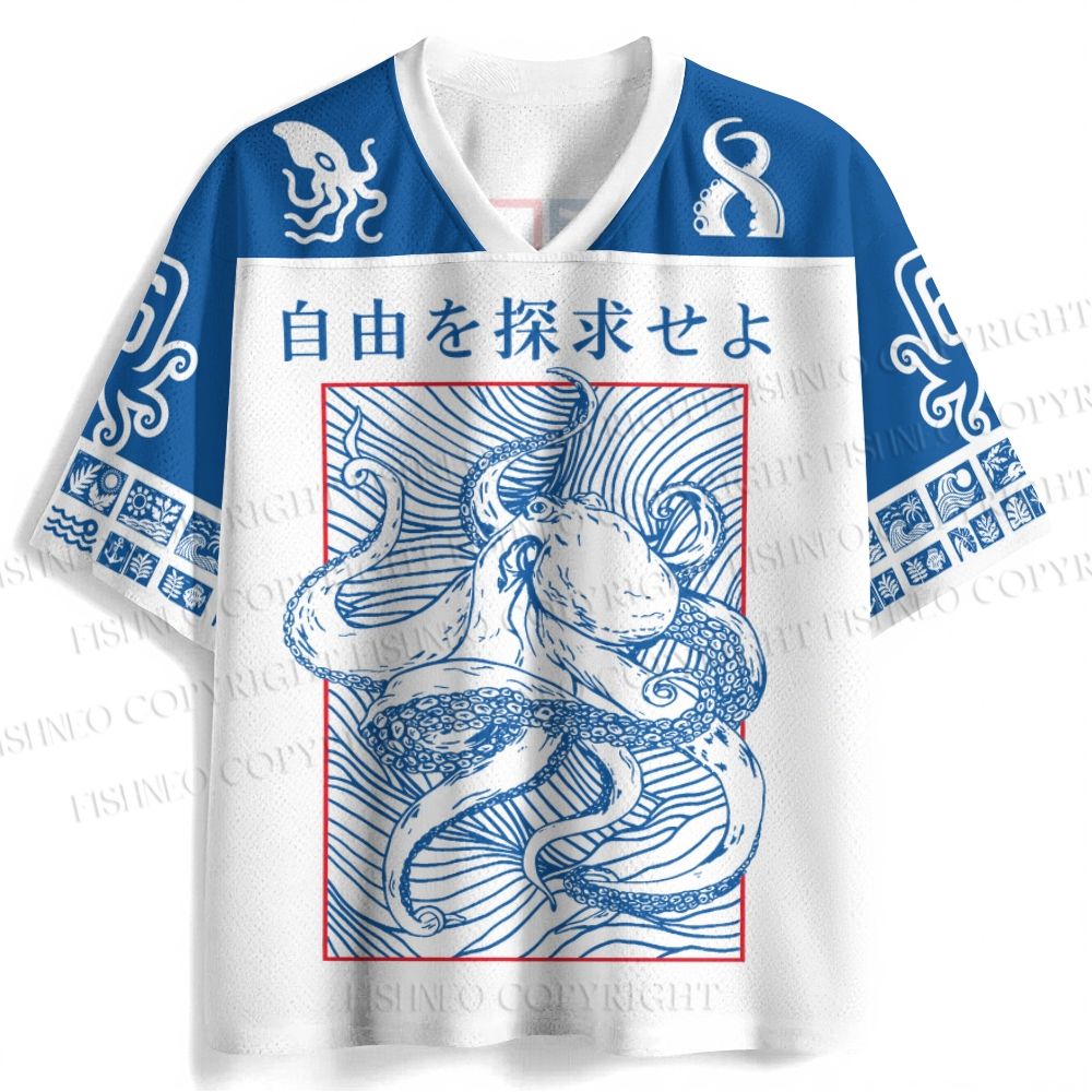 Searching Freedom Octopus Jersey Shirts