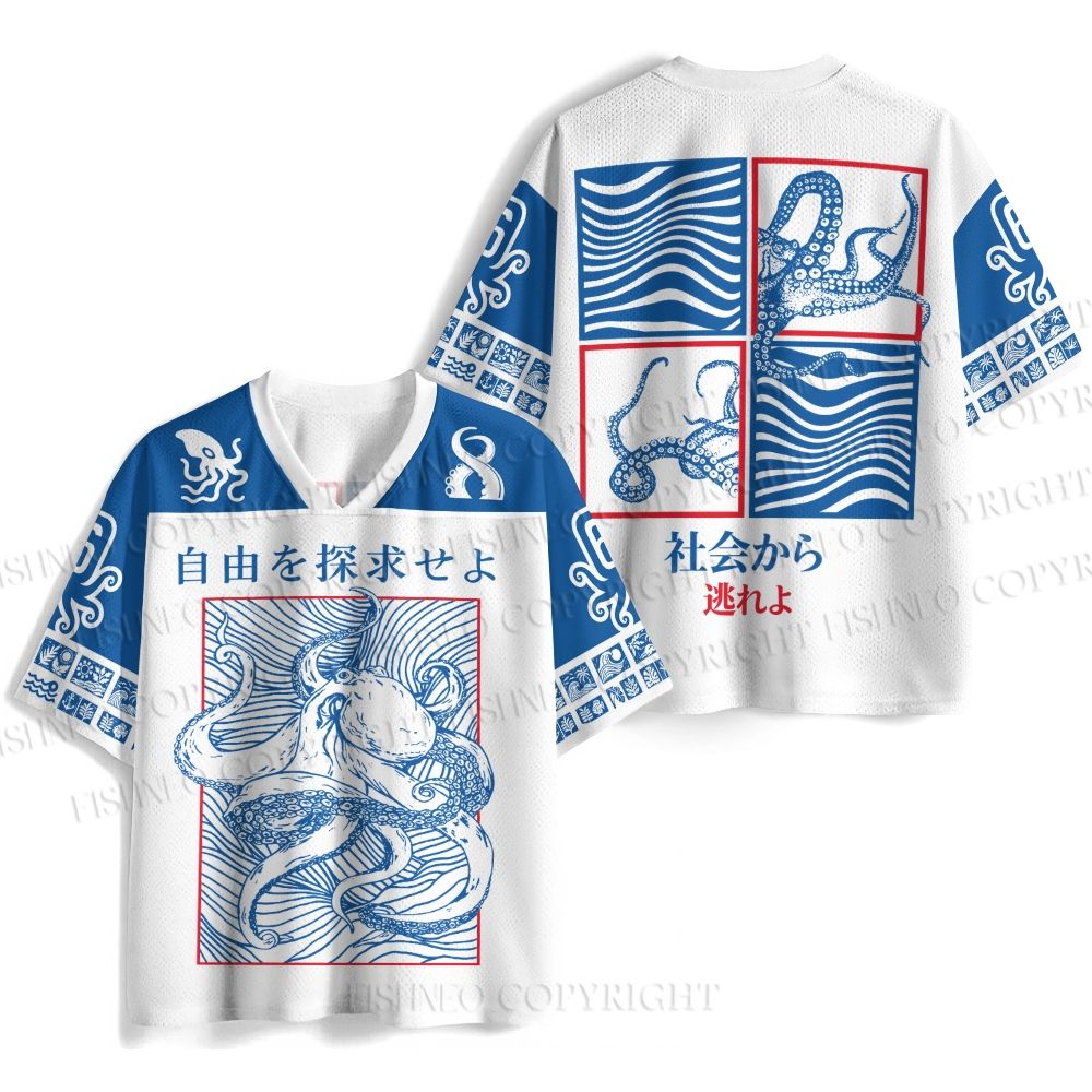 Searching Freedom Octopus Jersey Shirts