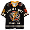 Born To Be Wild Tiger Jersey Shirts