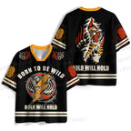 Born To Be Wild Tiger Jersey Shirts