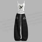 Mothman Eating Soup Top & Elasticated Trousers Two-Piece Set
