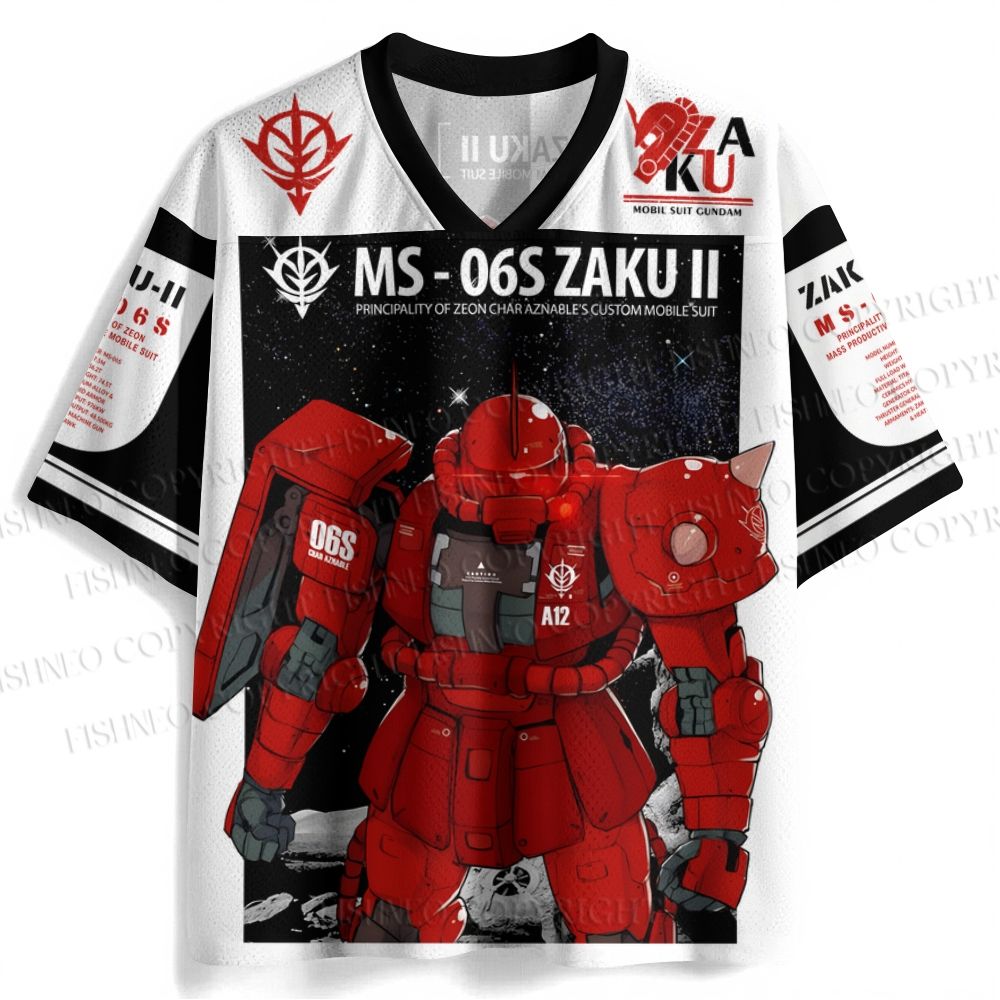 Gundam MS-06S Zaku II Jersey Shirts