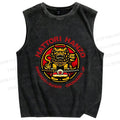 Unisex Hattori Hanzo Printed Washed Tank Top