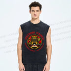 Unisex Hattori Hanzo Printed Washed Tank Top