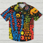 Polka Dot Universe Printed Hawaiian Shirt