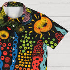 Polka Dot Universe Printed Hawaiian Shirt